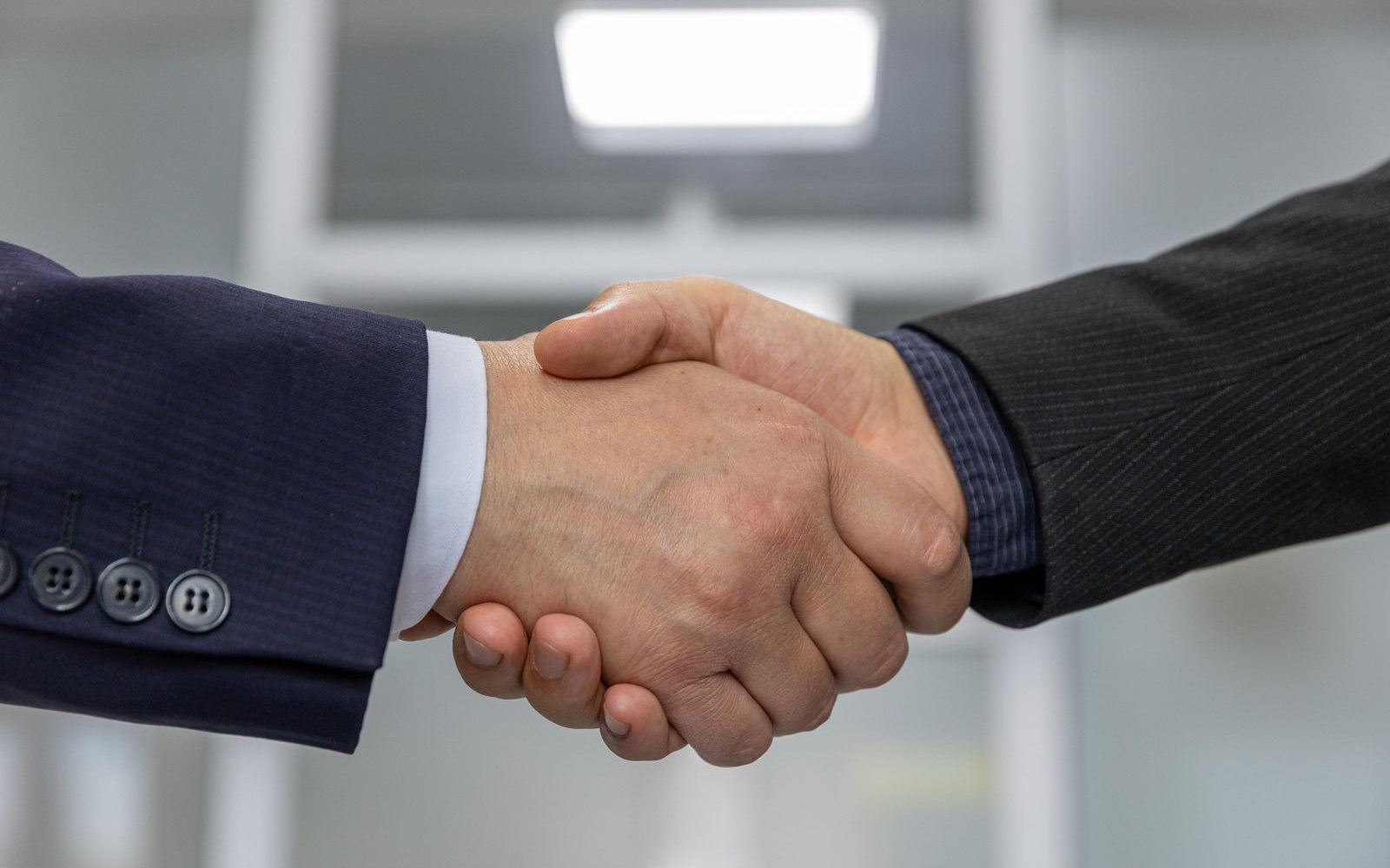 Business handshake